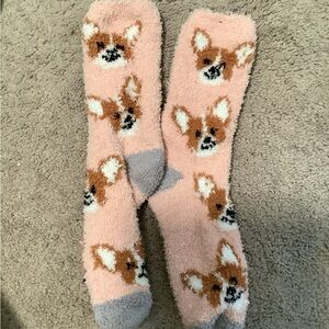 Dog lover fuzzy socks